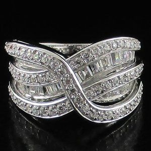 Victoria Wieck 2.52ct Overlay Bridge Band Ring